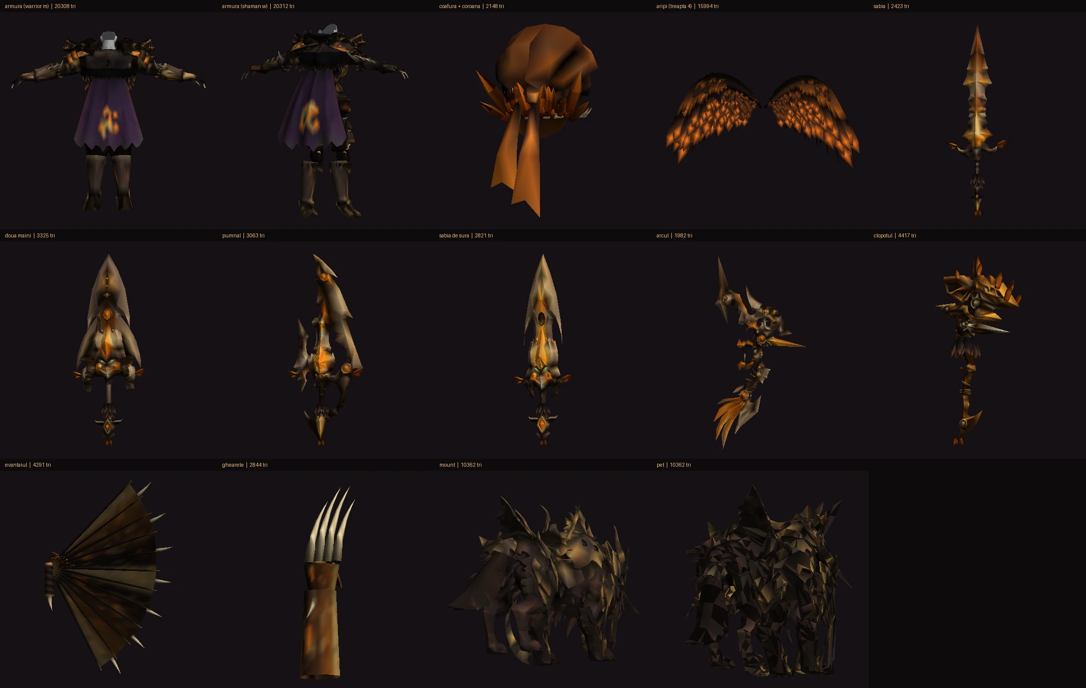 Set Halloween - Lupul Blestemat - Set complet